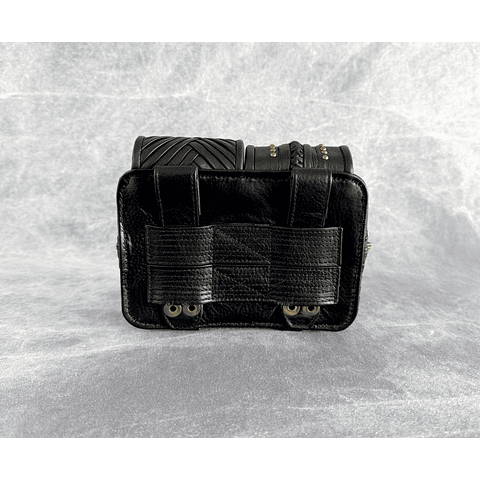 NERVA BAG black | brass