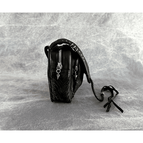 NERVA BAG black | silver