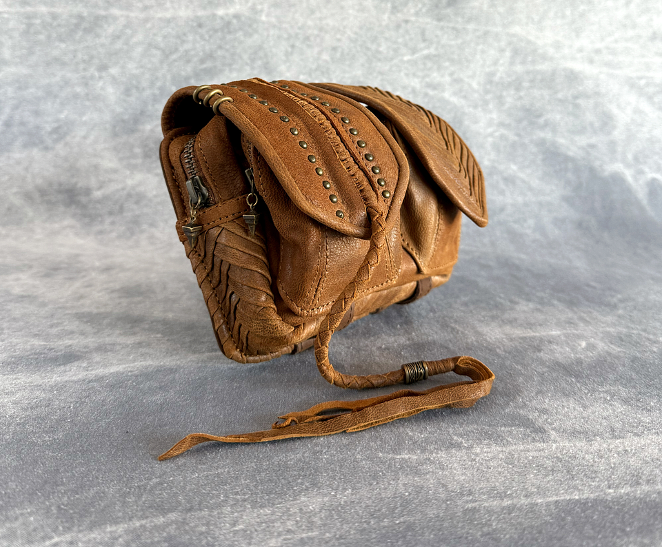 NERVA BAG camel | brass 2