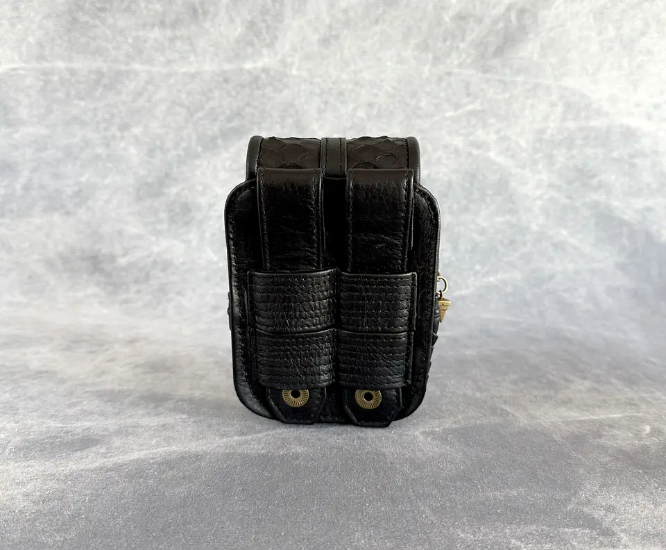 NERVA MINI BAG black | brass 4