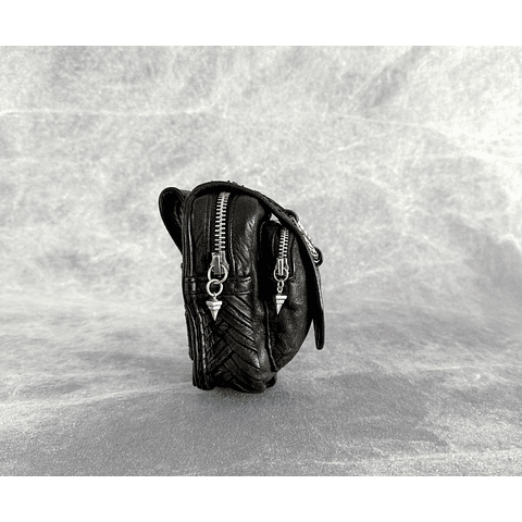 NERVA MINI BAG black | silver 