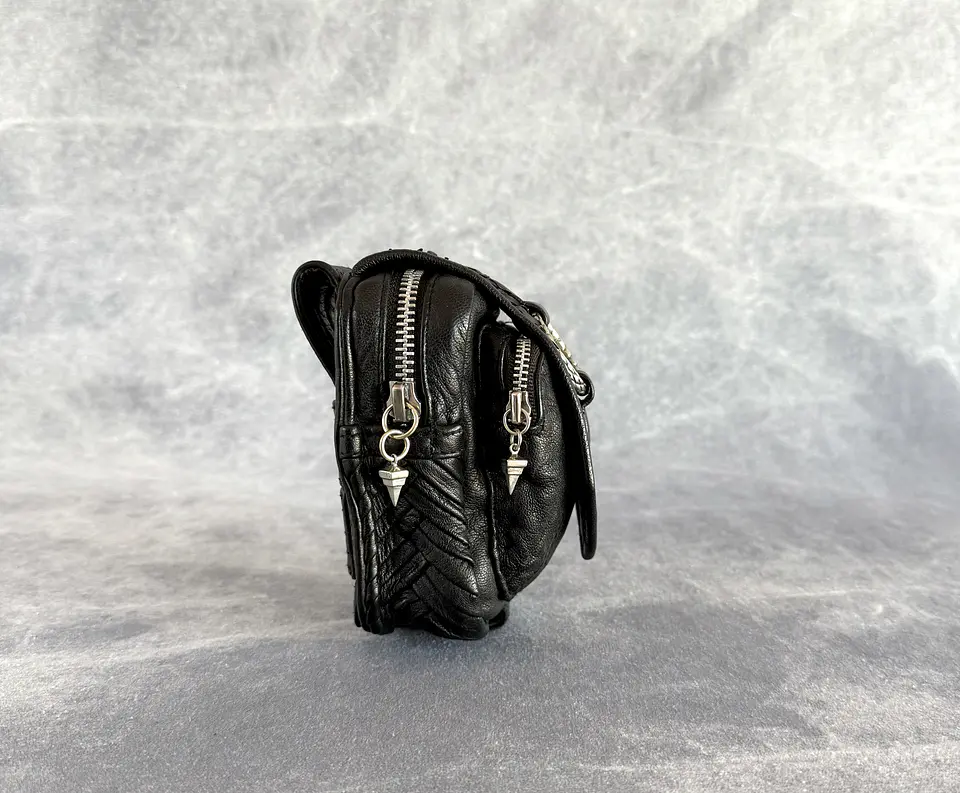 NERVA MINI BAG black | silver  3