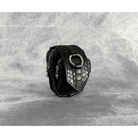 NERVA MINI BAG black | silver 