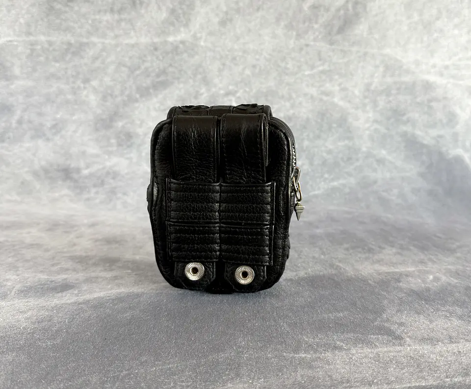 NERVA MINI BAG black | silver  4
