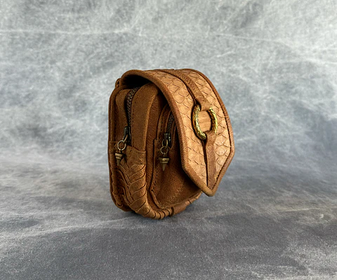 NERVA MINI BAG camel | brass