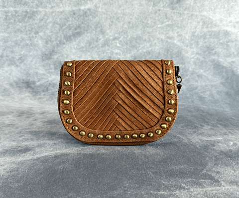 ZANE WALLET camel | brass