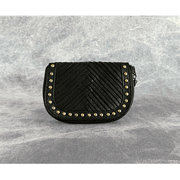 ZANE WALLET black | brass