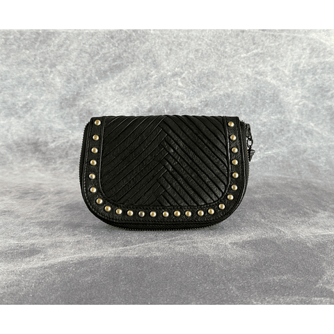 ZANE WALLET black | brass