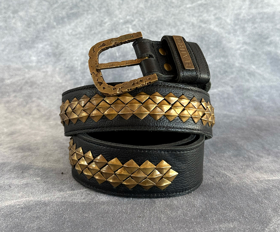 ASMI BELT black | brass 1