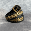 ASMI BELT black | brass