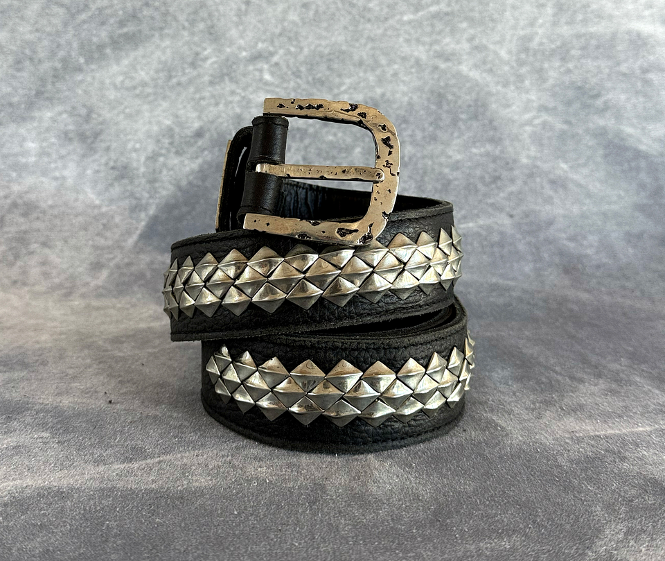 ASMI BELT black | silver 2