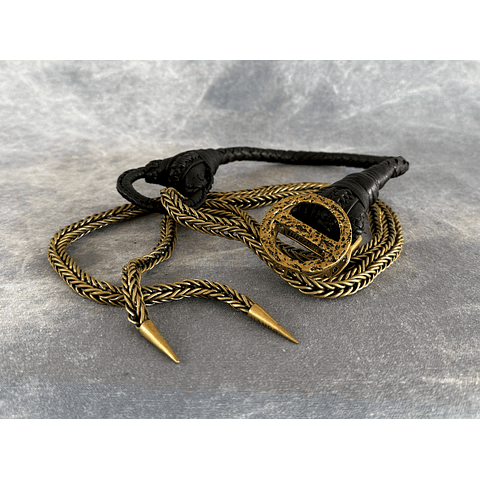 VARYA BELT black | brass