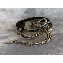 VARYA BELT black | silver