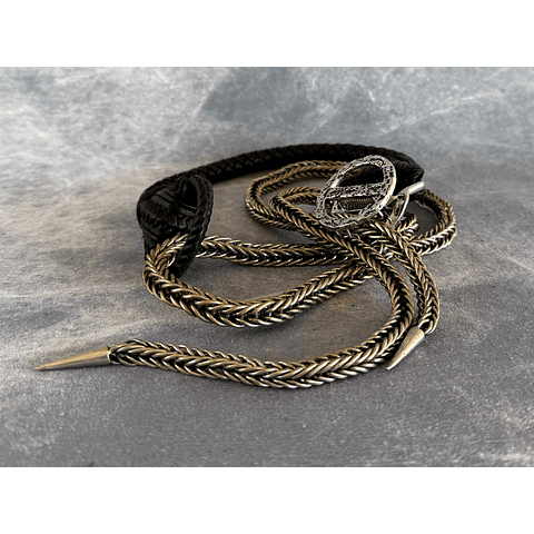 VARYA BELT black | silver