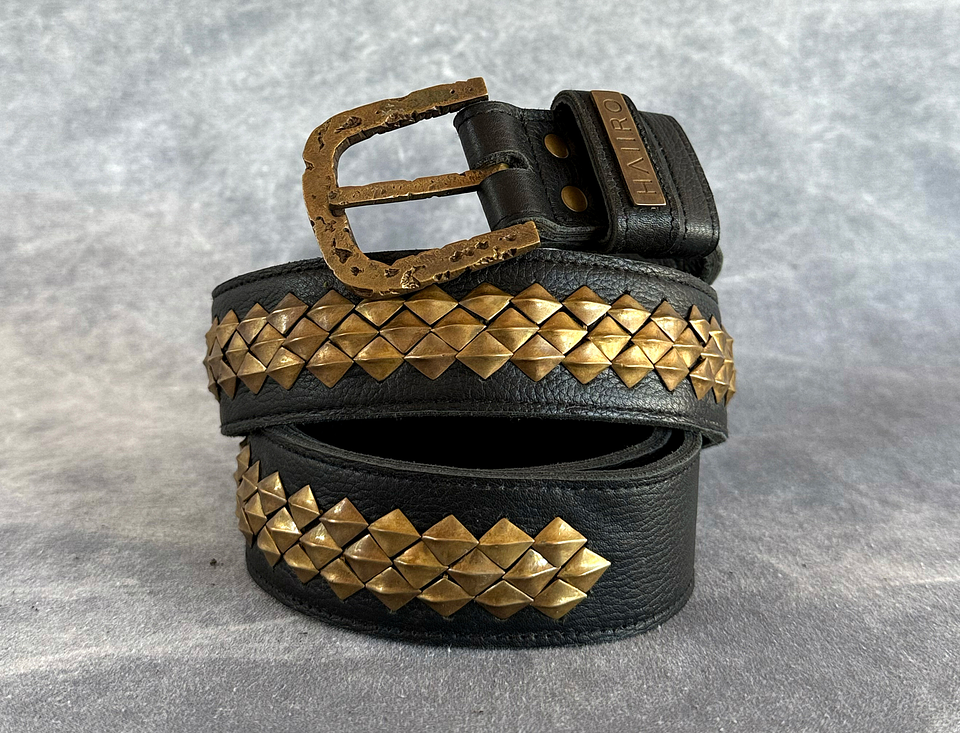 ASMI BELT black | brass 3