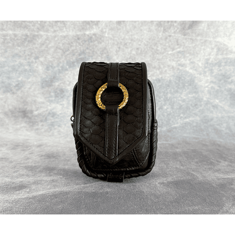 NERVA MINI BAG black | brass