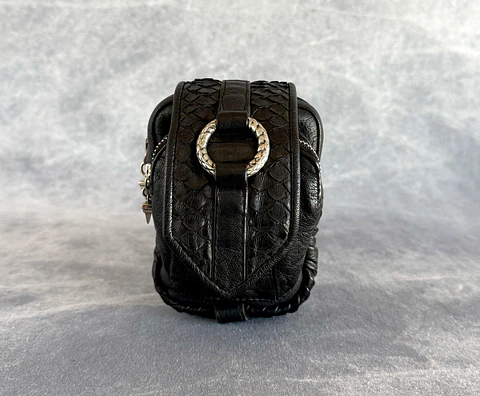 NERVA MINI BAG black | silver 