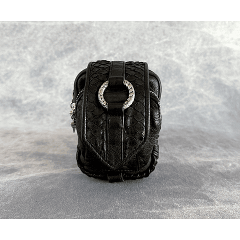 NERVA MINI BAG black | silver 