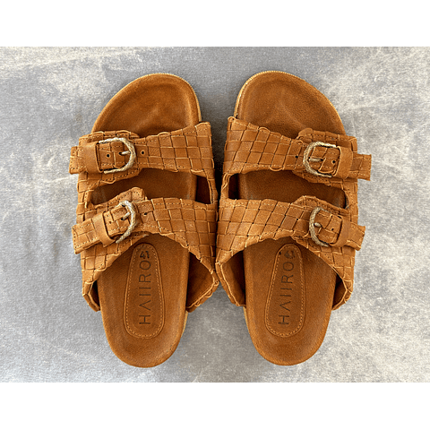 AMAL SANDALS camel