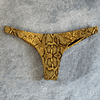 THEA BOTTOM gold snake skin
