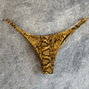 IRIS BOTTOM gold snake skin
