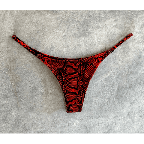 IRIS BOTTOM red snake skin
