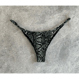 IRIS BOTTOM black snake skin 