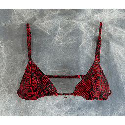 THEA TOP red snake skin  