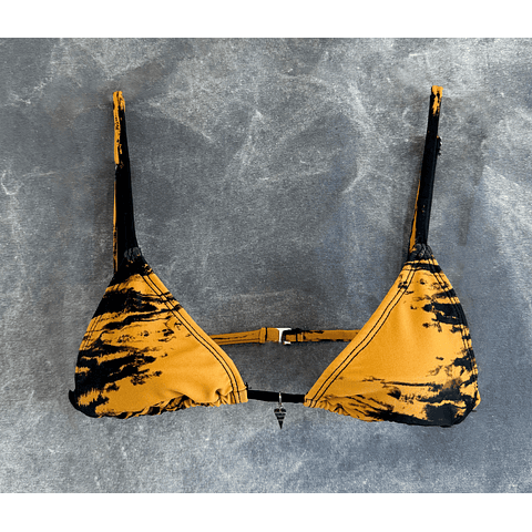 THEA TOP mustard tie dye