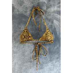 IRIS TOP gold snake skin 