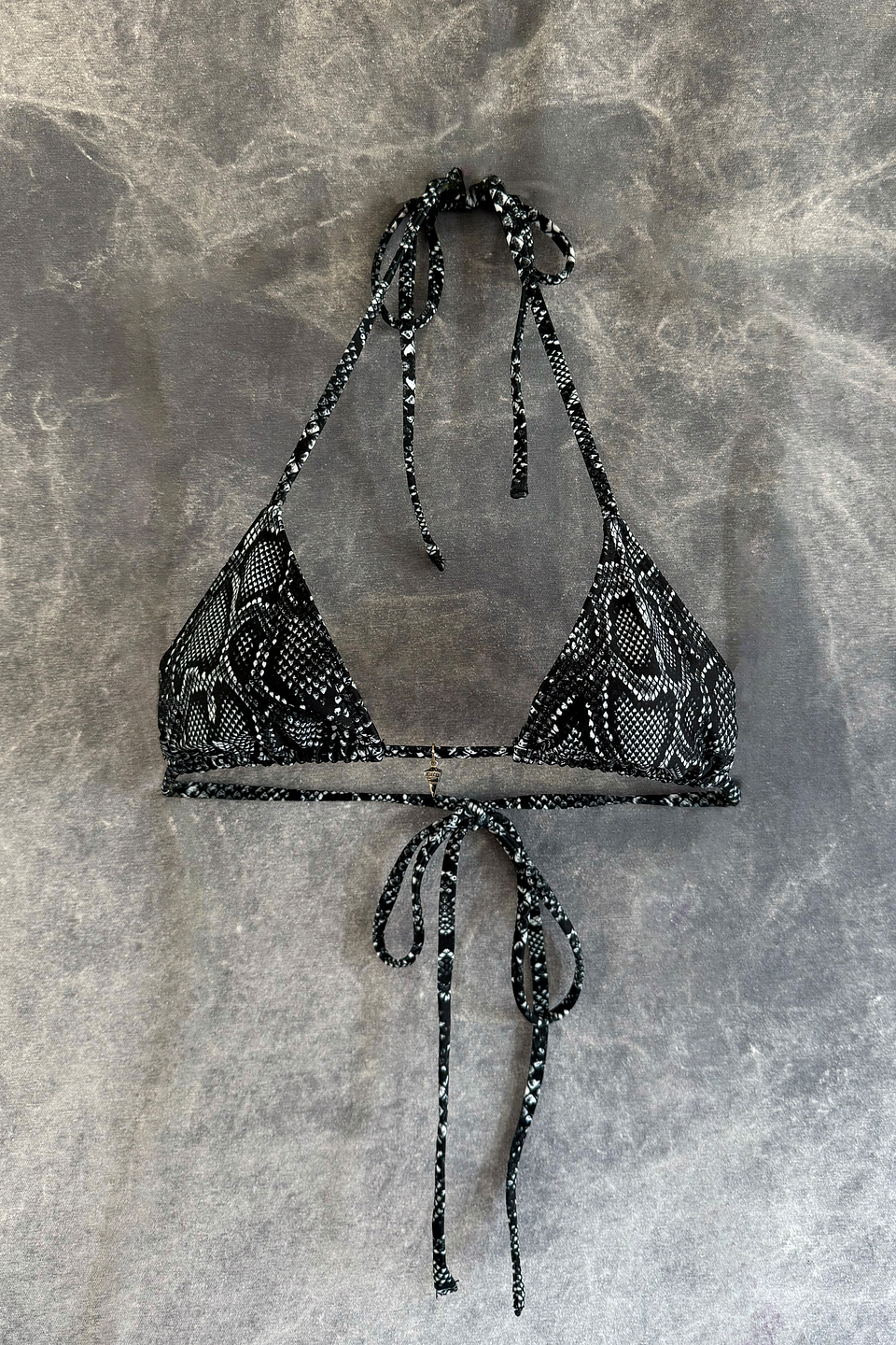 IRIS TOP black snake skin  1