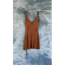 AARYA DRESS terracota