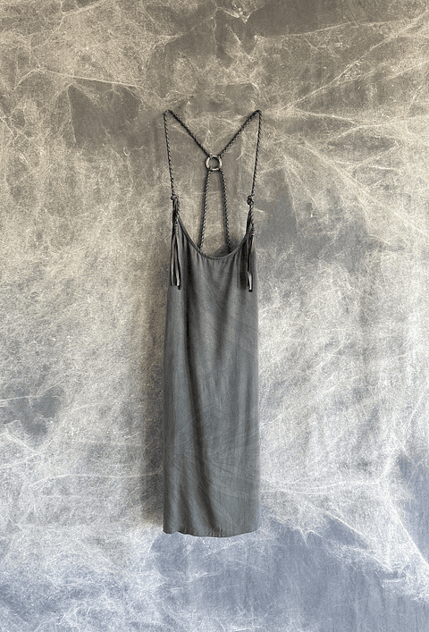 MALIKA SHORT DRESS grey