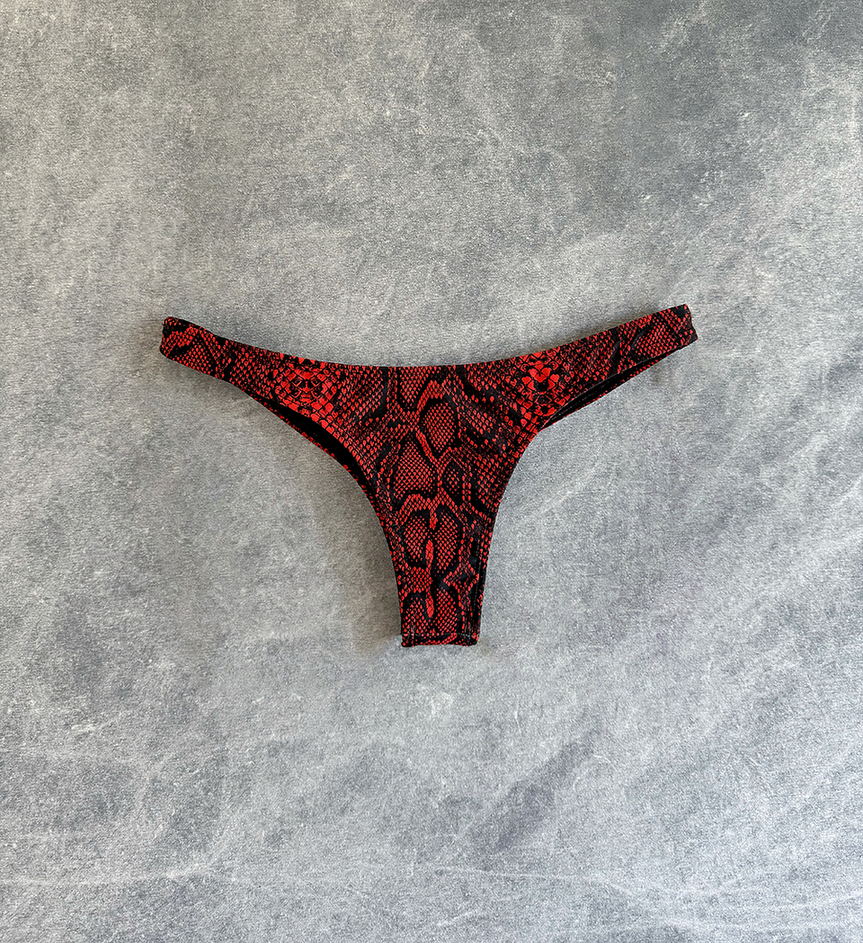 THEA BOTTOM red snake skin   1