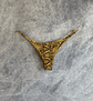 IRIS BOTTOM gold snake skin - thumbnail 1