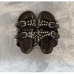 LAYAN SANDALS black | silver