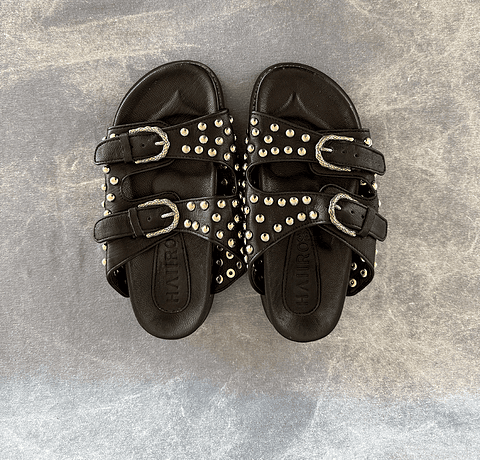 LAYAN SANDALS black | silver