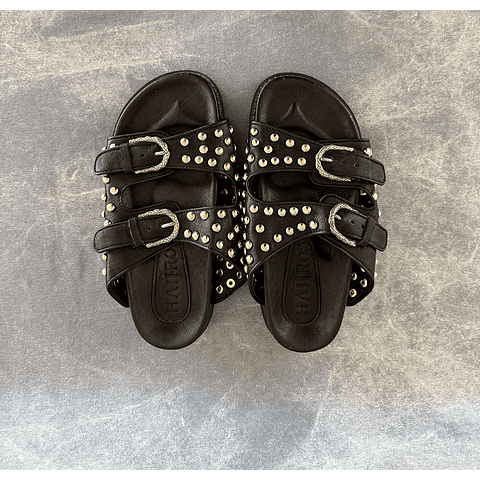 LAYAN SANDALS black | silver