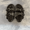 LAYAN SANDALS black | silver
