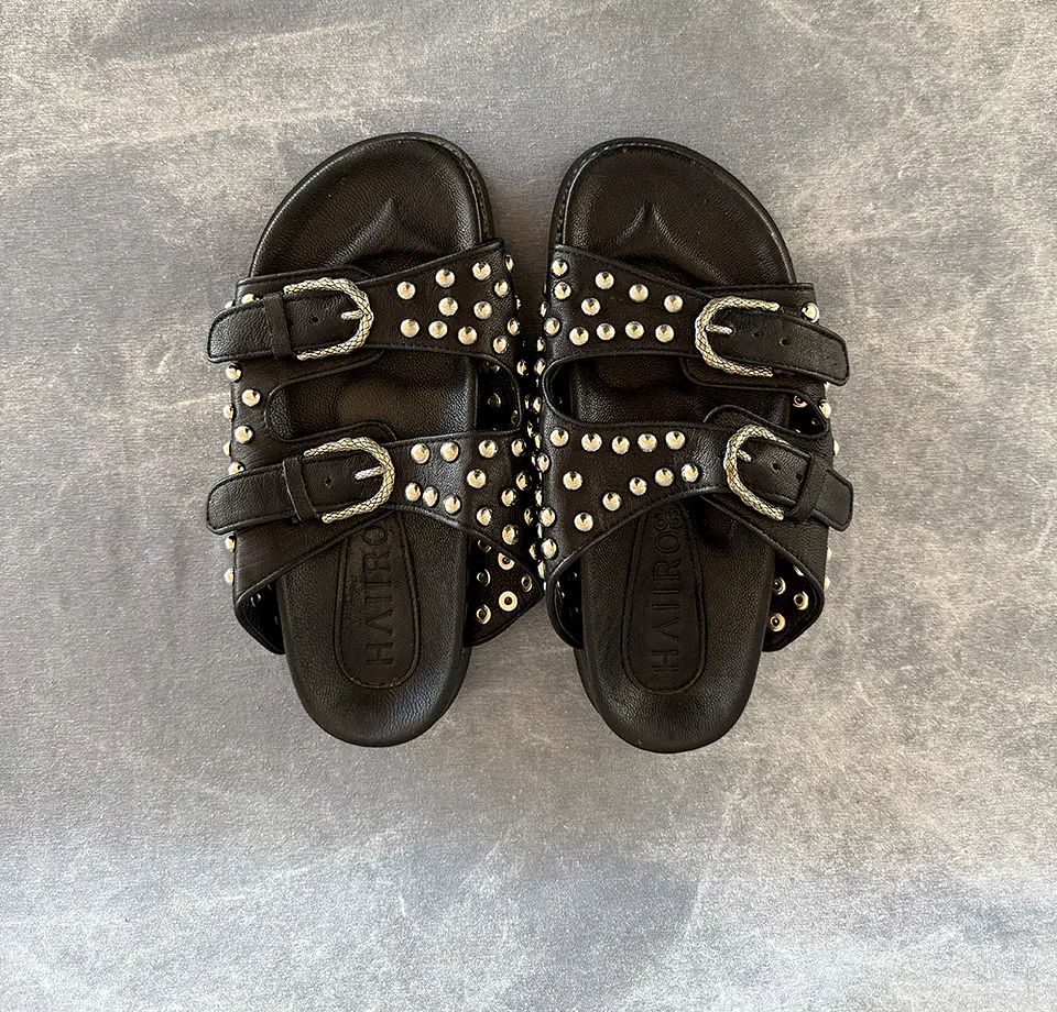LAYAN SANDALS black | silver 1