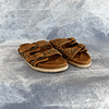 LAYAN SANDALS camel | brass