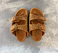 LAYAN SANDALS camel | brass - thumbnail 1