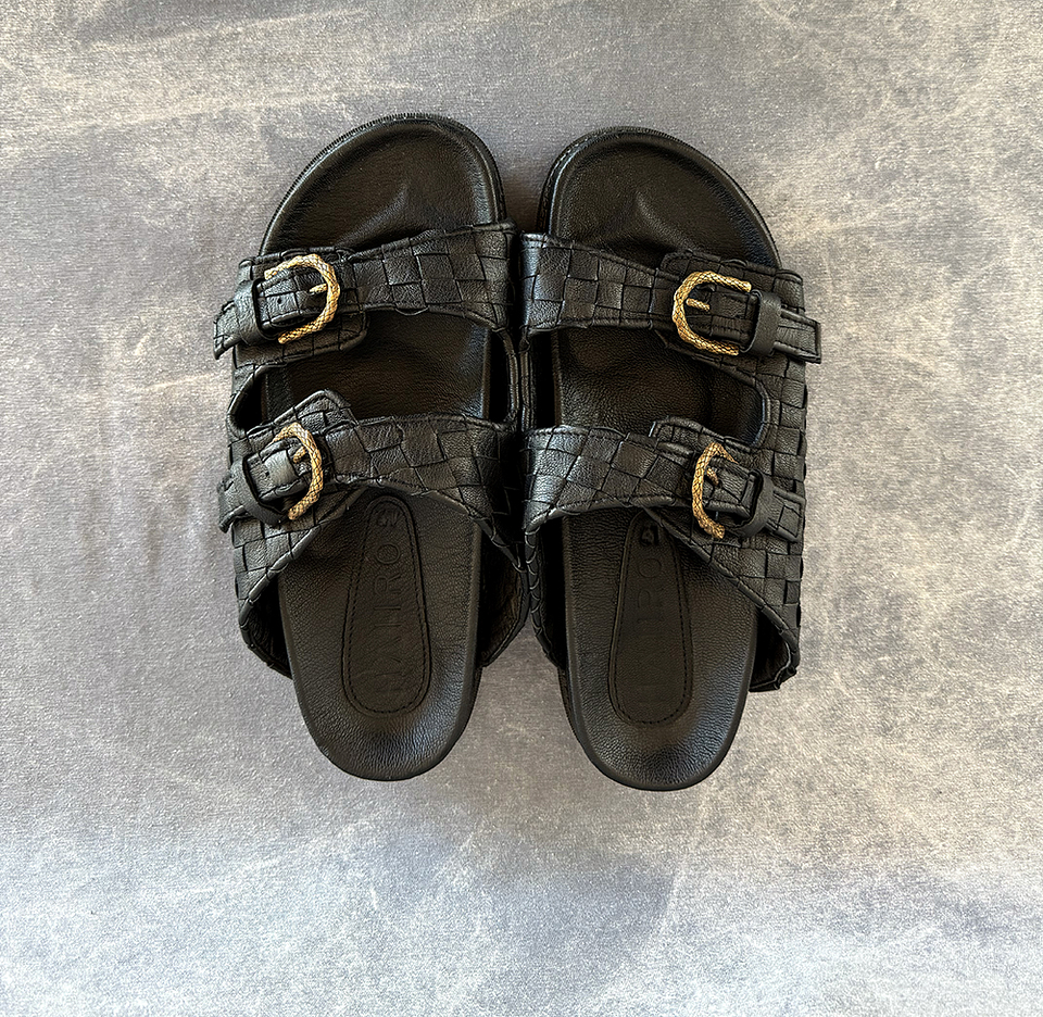 AMAL SANDALS black | brass 1