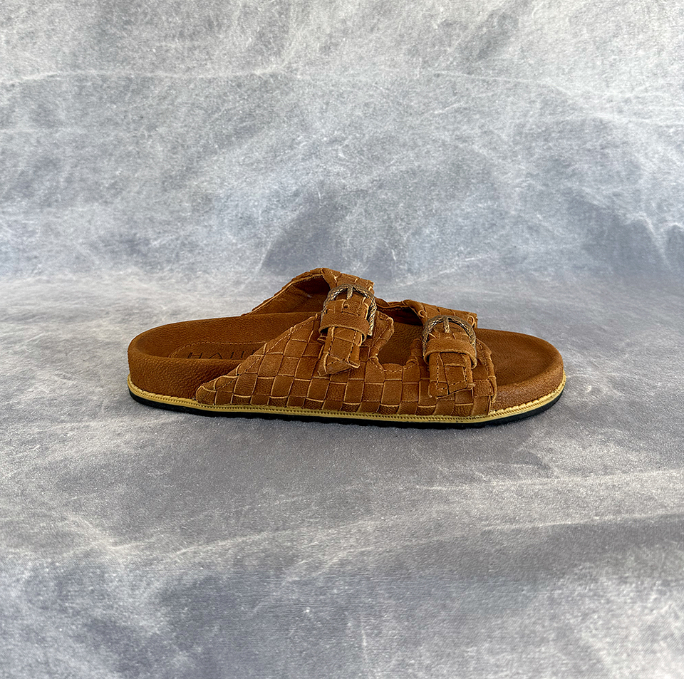 AMAL SANDALS camel | brass 3