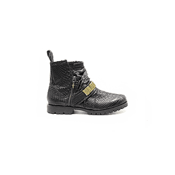 ZANDRA BOOTS black | brass