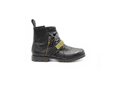 ZANDRA BOOTS black | brass