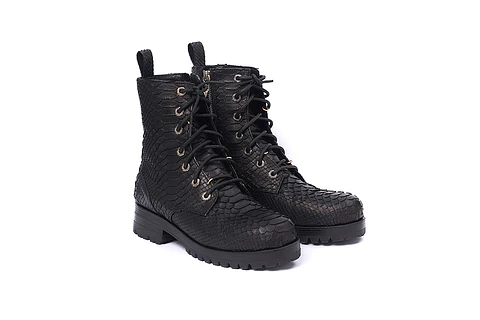 ZIA BOOTS black | silver