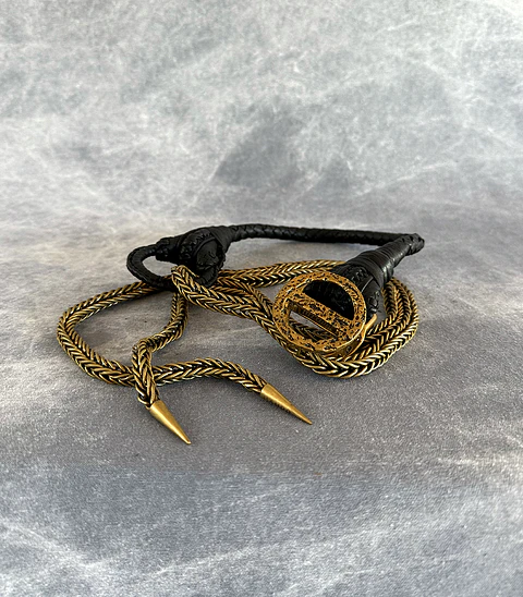 VARYA BELT black | brass