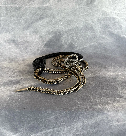 VARYA BELT black | silver