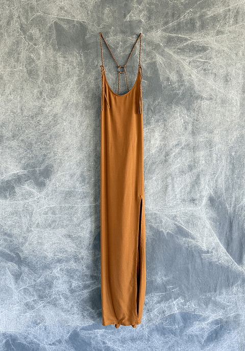 MALIKA LONG DRESS terracota